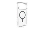 Mobiel - Covers & Cases - Puro Lite Mag TPU+PC Case Compatible with MagSafe for iPhone 17 Pro - Transparent with Gray Ring - PUIPC17P63LITEMDKGR