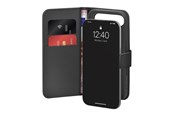 Mobiel - Covers & Cases - Puro Wallet Stand Case for iPhone 17 Air made of eco-leather with a flap wallet and stand function - black - PUIPC1766BOOKC8BLK