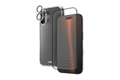 Mobiel - Covers & Cases - SBS set with D3O technology for iPhone 16 - case + glass screen and camera protector - transparent - TEKITD3OIP1661