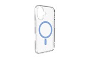 Mobiel - Covers & Cases - Puro Lite Mag TPU+PC Case Compatible with MagSafe for iPhone 17 - Transparent with Blue Ring - PUIPC1763LITEMBLUE