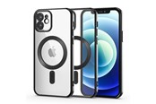 Mobiel - Covers & Cases - Tech-Protect MagShine Line MagSafe Case for iPhone 12 - Black - 9490713935422