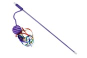 Katten - Dogman Kattenspeelhengel met kwastbal, paars - 331355