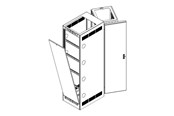 Rackkoffers - Middle Atlantic 37RU Rear Access Panel for WR Racks - WR-RAP-37