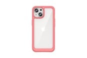 Mobiel - Covers & Cases - Hurtel iPhone 15 Plus Outer Space Reinforced Case with a Flexible Frame - Red - 9145576279632