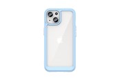 Mobiel - Covers & Cases - Hurtel iPhone 15 Plus Outer Space Reinforced Case with Flexible Frame - Blue - 9145576279625