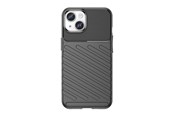 Mobiel - Covers & Cases - Hurtel Armored iPhone 15 Plus Thunder Case - Black - 9145576279519