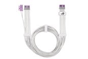 Voedingskabel (intern) - ASUS ROG Equalizer PCIe 5.1 Cable White - 90YE00BP-B0QA00