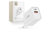 Mobiel - Adapters & Opladers - Tech-Protect NC30W Mains Charger USB-C PD 30W / USB-A QC 3.0 - White - 9490713935194