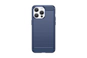 Mobiel - Covers & Cases - Hurtel Flexible Carbon Pattern Case for iPhone 15 Pro Carbon Case - Blue - 9145576279465