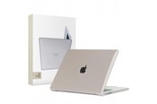 Tassen - Tech-Protect SmartShell Case for MacBook Air 15" M2 / M3 / 2023-2024 - Transparent - 9490713935729
