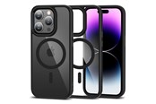 Mobiel - Covers & Cases - Tech-Protect MagMat MagSafe Case for iPhone 15 Pro - Clear Black - 9490713936481