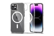 Mobiel - Covers & Cases - Tech-Protect FlexAir Hybrid MagSafe Case for iPhone 15 - Transparent - 9490713936603