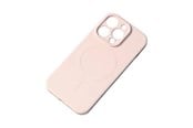 Mobiel - Covers & Cases - Hurtel MagSafe Compatible Silicone Case for iPhone 15 Pro Silicone Case - Cream - 9145576279922