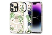 Mobiel - Covers & Cases - Tech-Protect MagMood MagSafe Case for iPhone 15 Pro Max - Daisies with Leaves - 9319456605433