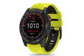 Smartwatch - Accessoires - Tech-Protect IconBand Pro Strap for Garmin Fenix 3 / 5X / 3HR / 5X Plus / 6X / 6X Pro / 7X - Lime Black - 9319456605129