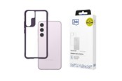 Mobiel - Covers & Cases - 3mk Satin Armor Case+ Purple for Samsung Galaxy S24 - Transparent - 5903108592864
