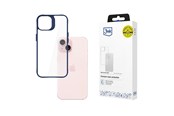 Mobiel - Covers & Cases - 3mk Satin Armor Case+ Blue for Apple iPhone 15 - transparent - 5903108592628