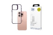 Mobiel - Covers & Cases - 3mk Satin Armor Case+ Purple for Apple iPhone 16 Pro - Transparent - 5903108592833