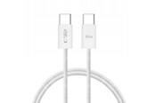 USB-kabel - Tech-Protect UltraBoost Classic USB-C / USB-C PD 60W 3A 1m Cable - White - 9319456607116