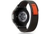 Smartwatch - Accessoires - Tech-Protect Nylon Strap for Samsung Galaxy Watch 4 / 5 / 5 Pro / 6 / 7 / FE - Black & Orange - 9319456607512