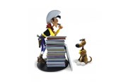Merchandise - Plastoy - Lucky Luke & Rantanplan Figurine (Pile of Albums) - Figuur - 3521320003917