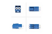 Netwerk - kabel - StarTech.com Startech network coupler - TAA Compliant - blue - Blauw - LCLCSMCOUPLER