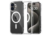Mobiel - Covers & Cases - Tech-Protect Flexair Hybrid MagSafe Case for iPhone 16 Plus - Clear - 5906302311477