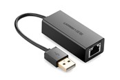 Netwerk-adapter (netwerkkaart, printserver, enz.) - UGREEN external network card RJ45 - USB 2.0 100 Mbps Ethernet black (CR110 20254) - 6957303822546