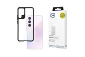 Mobiel - Covers & Cases - 3mk Satin Armor Case+ for Samsung Galaxy A35 5G - transparent with black frame - 5903108592987