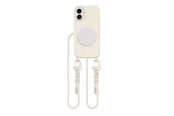 Mobiel - Covers & Cases - Tech-Protect MagNecklace MagSafe Case with Lanyard for iPhone 16 - Beige - 5906302311910