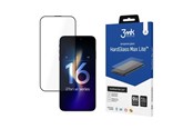 Mobiel - Beschermend glas - 3mk HardGlass Max Lite Tempered Glass with Black Frame for iPhone 16 Pro Max - 5903108604598
