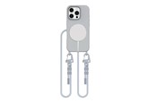 Mobiel - Covers & Cases - Tech-Protect MagNecklace MagSafe Case with Lanyard for iPhone 16 Pro Max - Gray - 5906302311989