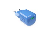 Mobiel - Adapters & Opladers - Puro 20W GaN USB-C Wall Charger - Blue - PUFCMTCUSBC20WGBLUE