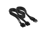 Voedingskabel (intern) - Corsair Elite Premium Individually Sleeved 2x 8-Pin to PCIe 12V-2x6 600W (Type 4) - Zwart - CP-8920423