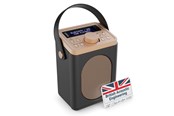 DAB & Wekkerradio - Majority Little Shelford Portable Bluetooth DAB Radio - Black - DAB+/FM - Mono - Zwart - LSH-DAB-BLK UK