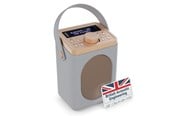 DAB & Wekkerradio - Majority Little Shelford Portable Bluetooth DAB Radio - Grey - DAB+/FM - Mono - Grey - LSH-DAB-GRY UK