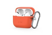 Mobiel - Covers & Cases - Tech-Protect Silicone Hook Case for Apple AirPods Pro 1/2 - Orange - 5906302313358