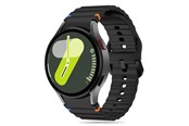 Smartwatch - Accessoires - Tech-Protect Silicone Sport Strap for Samsung Galaxy Watch 4 / 5 / 5 Pro / 6 / 7 / FE - Black - 5906302313389