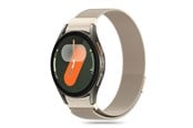 Smartwatch - Accessoires - Tech-Protect MilaneseBand Strap for Samsung Galaxy Watch 4 / 5 / 5 Pro / 6 / 7 / FE - Gold - 5906302313808