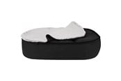 Honden - Bed Time Hundeseng KENZO 90x70x15 cm. Sort - 23G-NEW25-A19 BLACKm