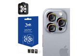 Mobiel - Beschermend glas - 3mk Lens Protection Pro Camera Cover with Iridescent Frame for iPhone 16 Pro /16 Pro Max - 5903108588638
