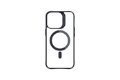 Mobiel - Covers & Cases - 3mk Satin Armor MagCase with MagSafe for iPhone 14 Pro Max - Clear with Black Frame - 5903108563802