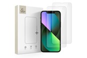 Mobiel - Beschermend glas - Tech-Protect  Glass Fit+ 2-pack Tempered Glass for iPhone 13 mini - Clear - 5906302318575