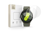 Mobiel - Beschermend glas - Tech-Protect Glass Fit+ 2-pack Tempered Glass for Samsung Galaxy Watch 40 / 41 / 42 / 43 / 44 mm - Clear - 5906302318643