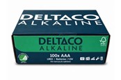 Batterij - Deltaco AAA alkaline (100-Pack) - LR03-100B