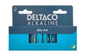 Batterij - Deltaco battery - 20 x AA / LR6 - Alkaline - LR6-20B