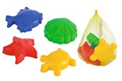Buiten spelen - Others 4 Sand Moulds in Net - 107101146