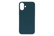 Mobiel - Covers & Cases - Hurtel Liquid Silicone Case MagSafe for iPhone 16 - Dark Blue - 5907769363344
