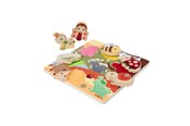 Speelgoed voor baby's - Eichhorn  FeEvi LOVE Puzzle with Fabric - 100006840