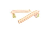 Houten speelgoed - Bigjigs Wooden Rails - Ramp - 4-piece - BJT113